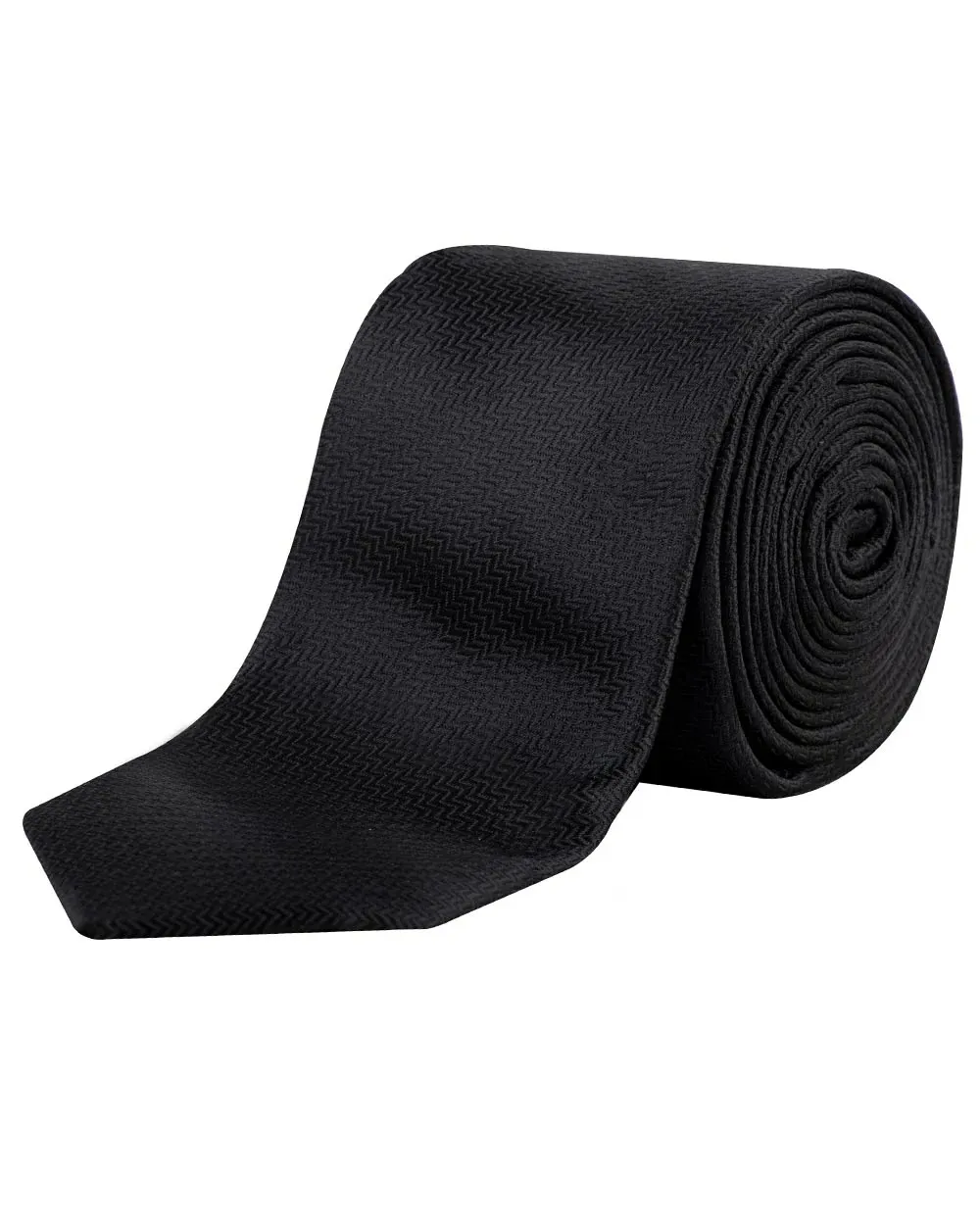 Corbata corcel de 6 cm color negro