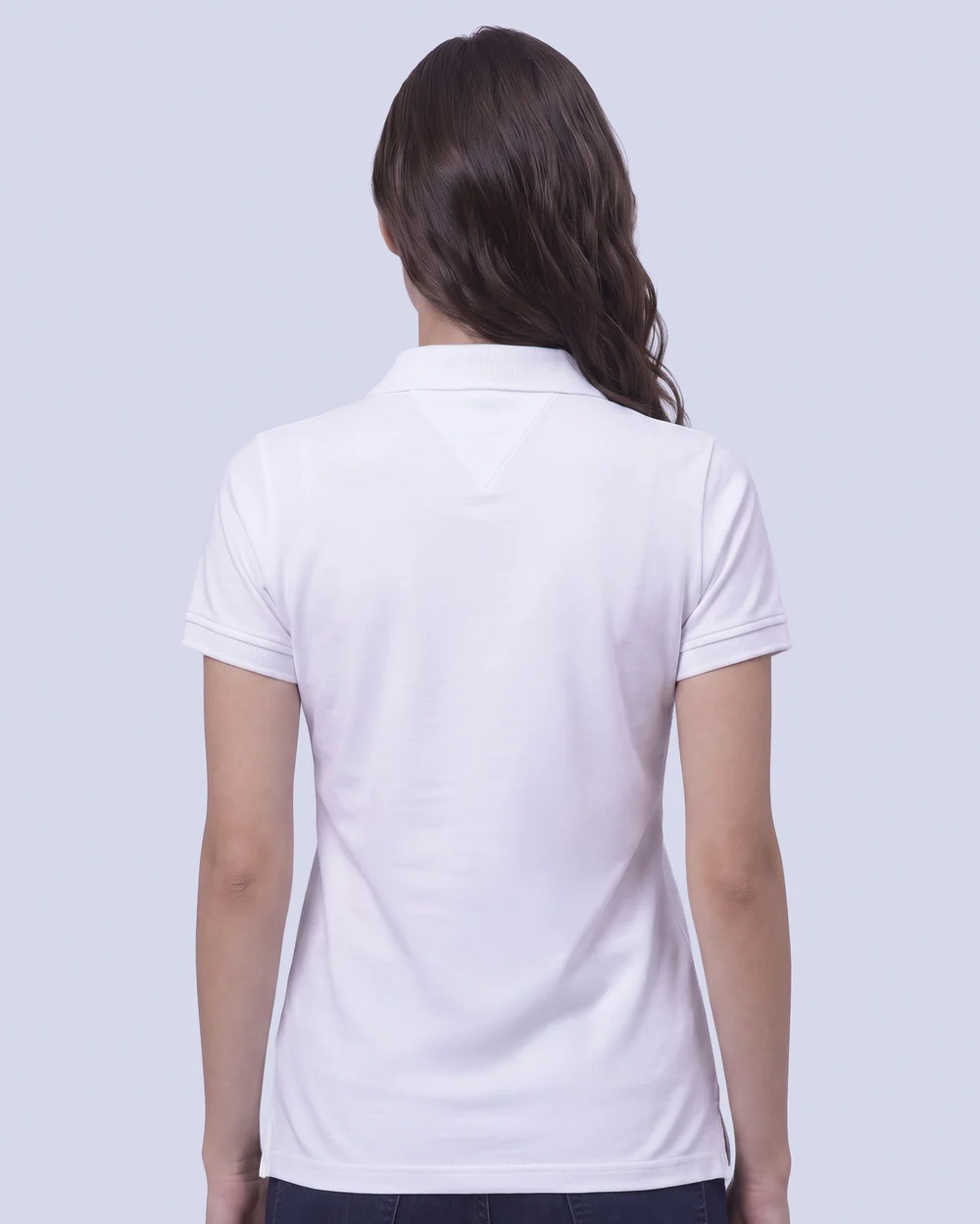 Blusa sport slim fit manga corta blanco
