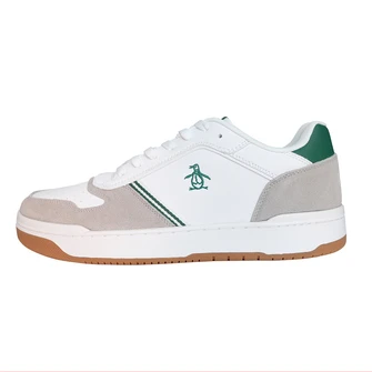 Calzado casual blanco con suela beige