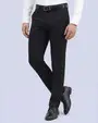 Pantalón de vestir slim fit negro cooling comfort manhattan