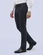 Pantalón de vestir slim fit azul cooling comfort manhattan
