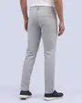 Pantalón casual slim fit gris tencel manhattan