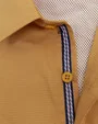 Camisa casual performance manga corta amarilla