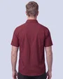 Camisa casual performance manga corta roja