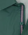 Camisa casual performance manga corta verde